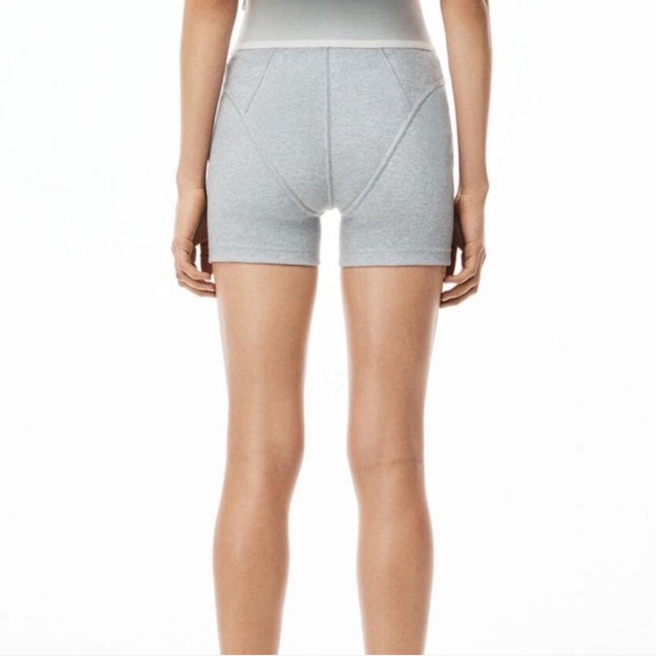 Alexander Wang Women's Shorts - Grey/White - XS – Alexander