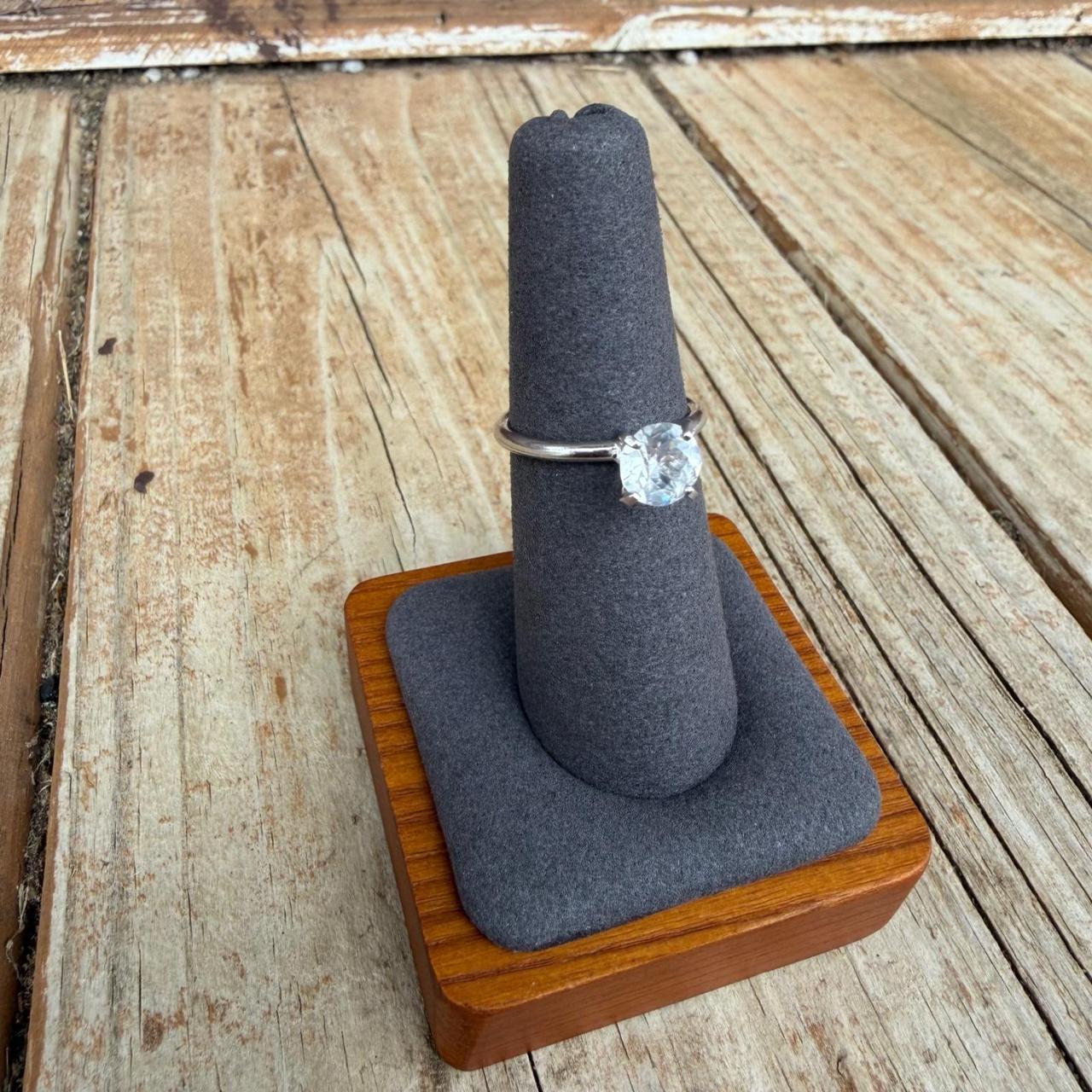 Preloved Women's Ring - Silver – Solitaire Ring S… - image 2