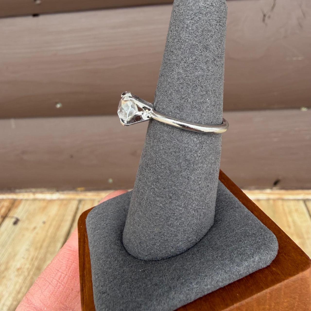 Preloved Women's Ring - Silver – Solitaire Ring S… - image 3