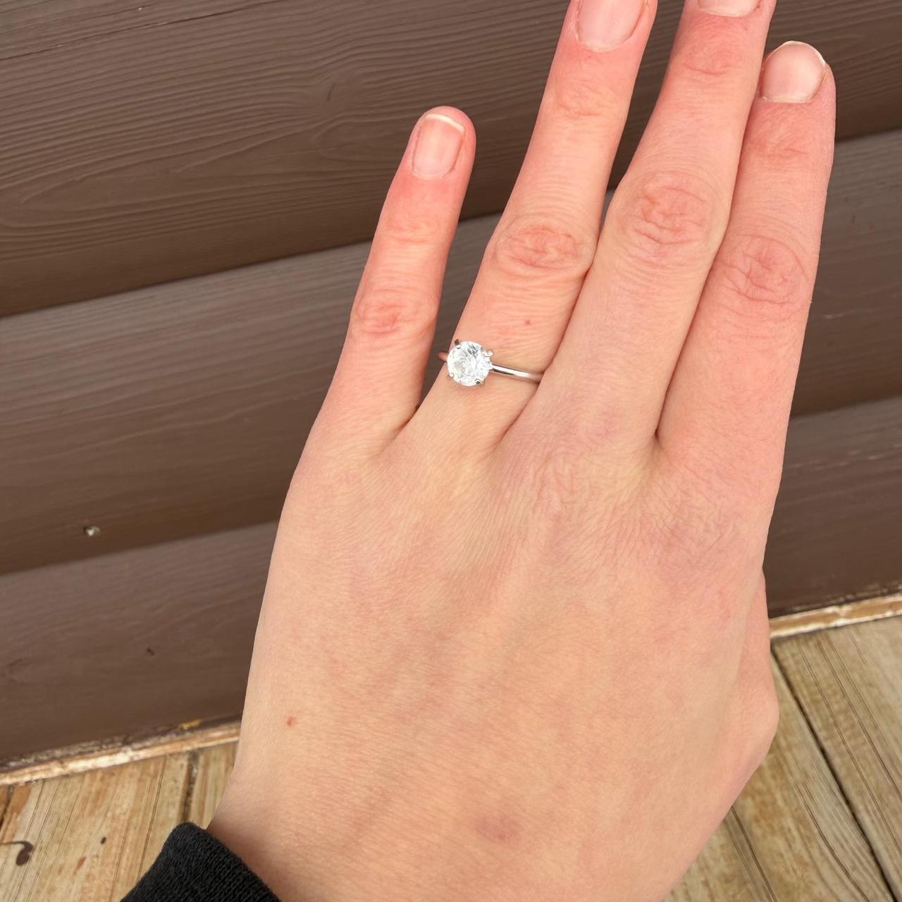 Preloved Women's Ring - Silver – Solitaire Ring S… - image 7