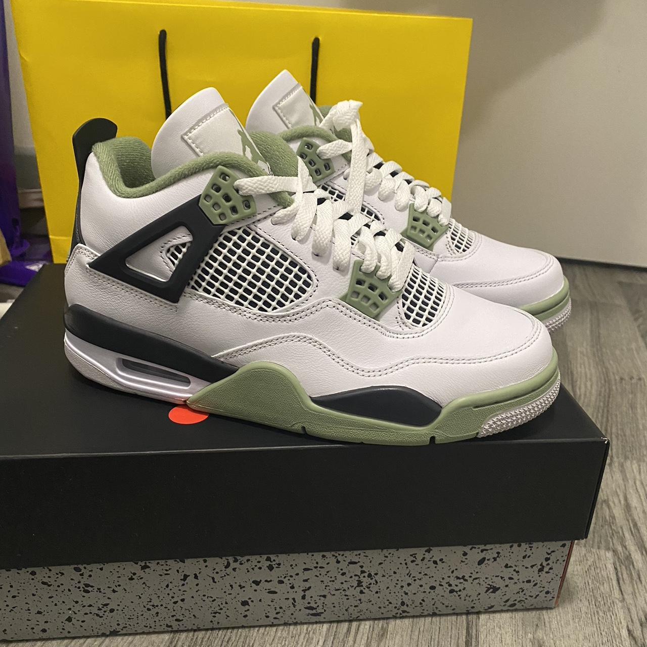 Jordan 4 Seafoam Won via Raffle EU40.5 Brand new - Depop