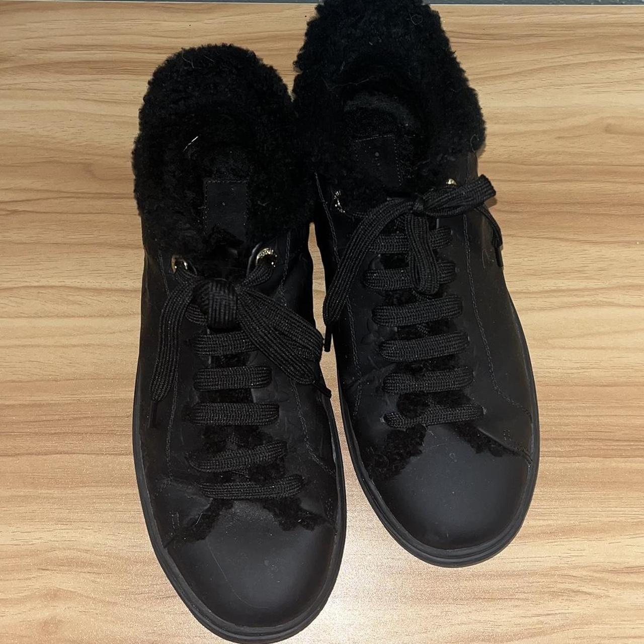 LOUIS VUITTON FUR SHOES , Worn with care (barely any