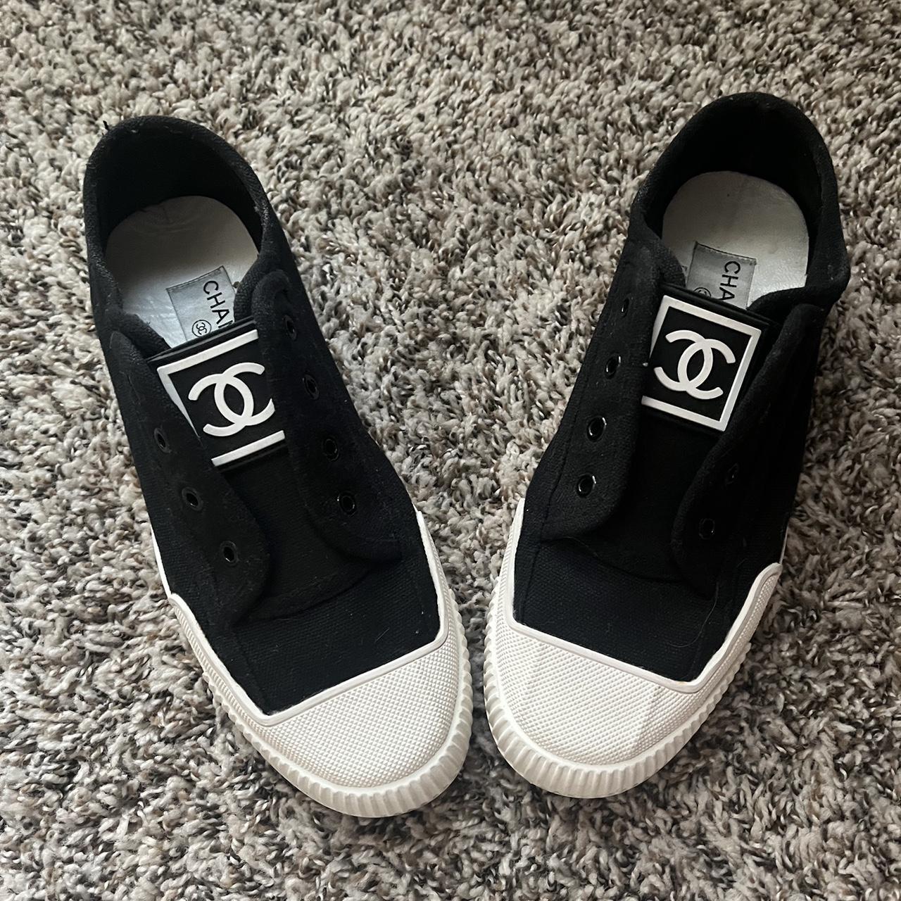 Authentic Chanel sneakers. Soooo cute but I just - Depop