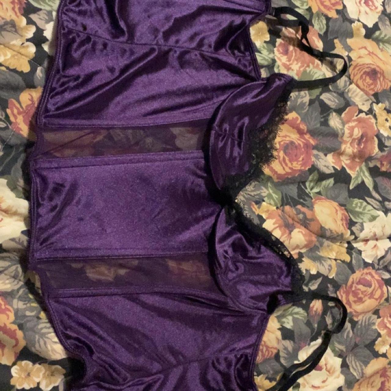 Dreamgirl brand corset bustier top. Has mesh detail... - Depop