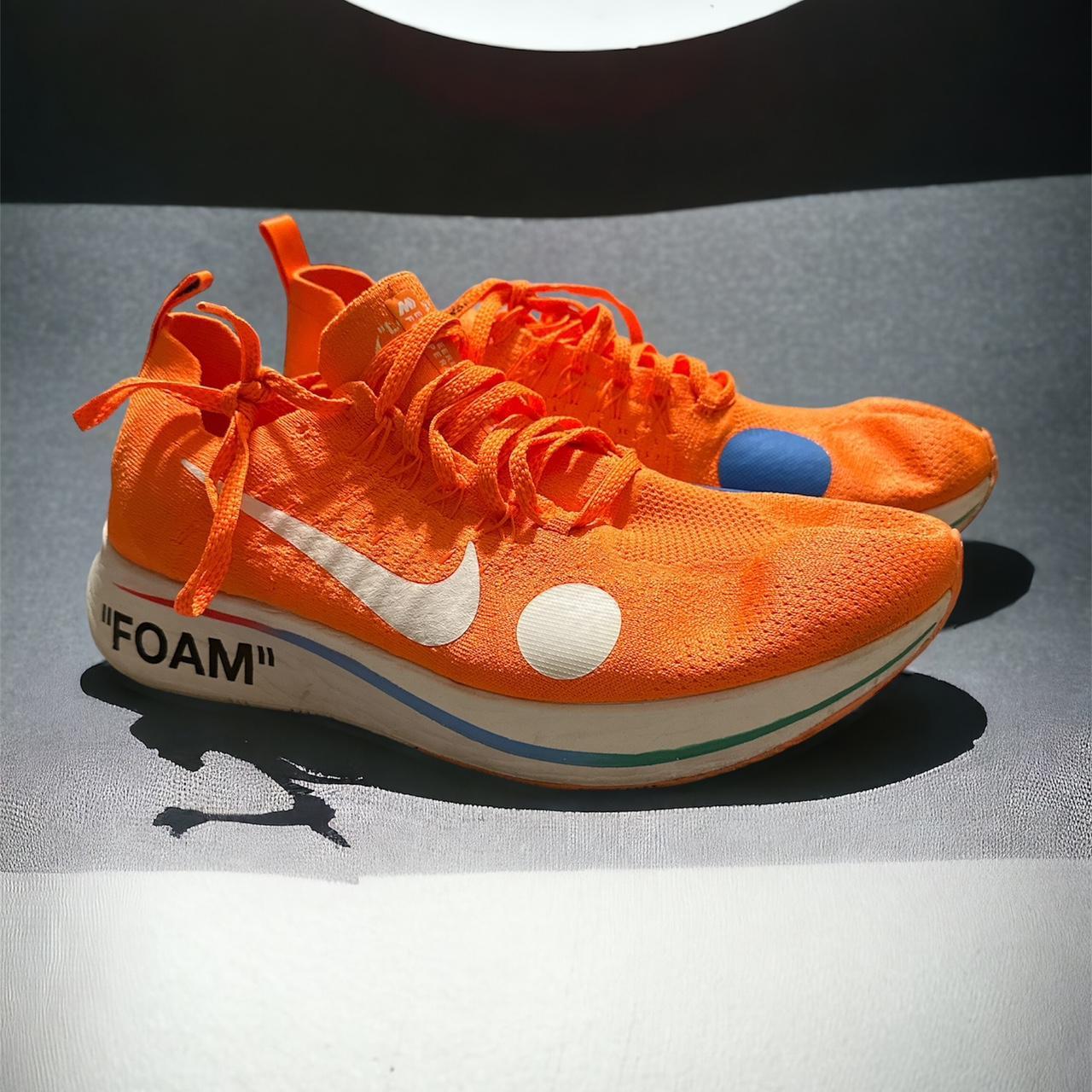 Nike zoom fly mercurial off-white orange hotsell