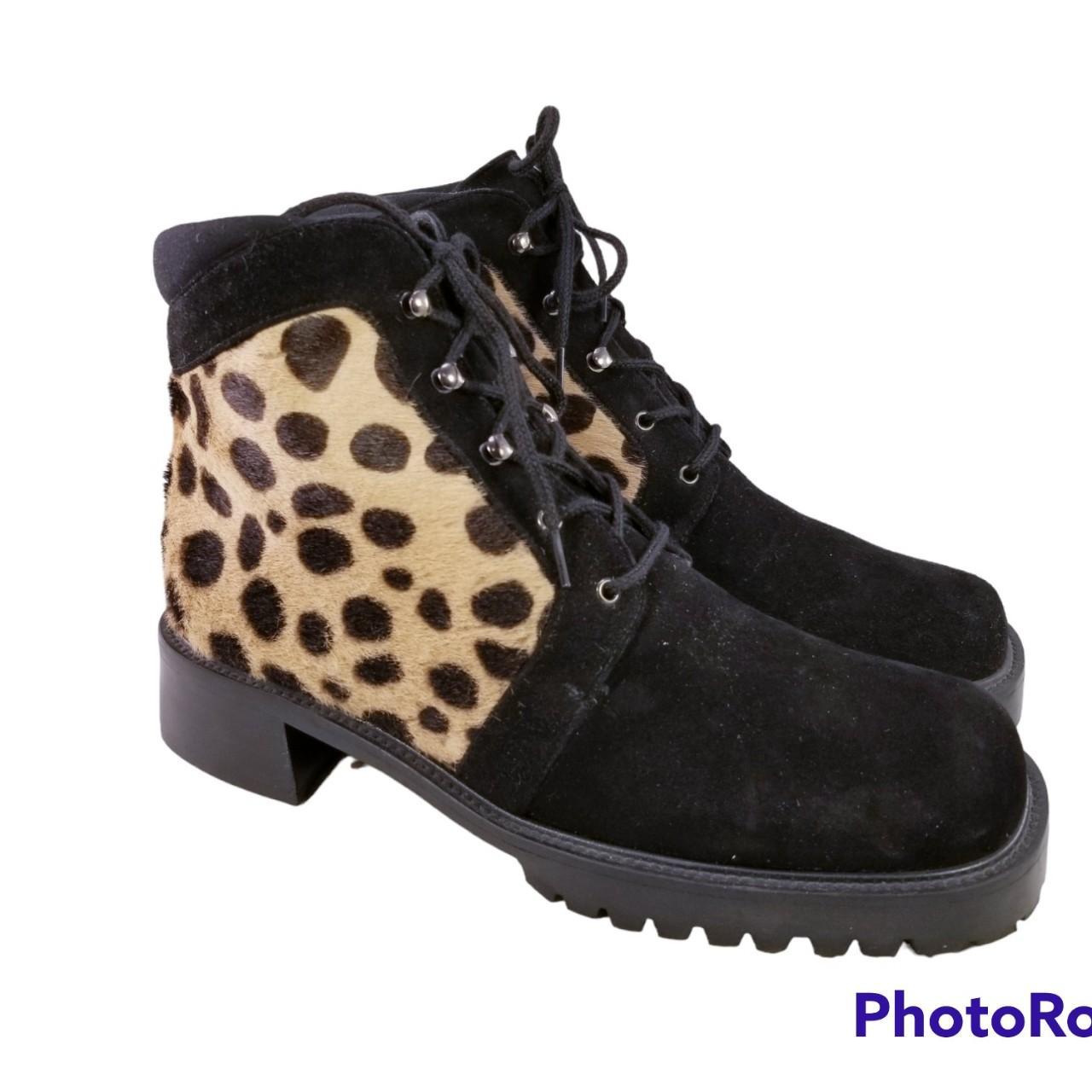 Stuart weitzman store leopard boots