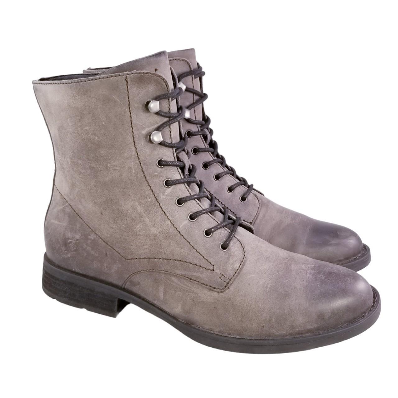 Born leather lace up clearance granny boots