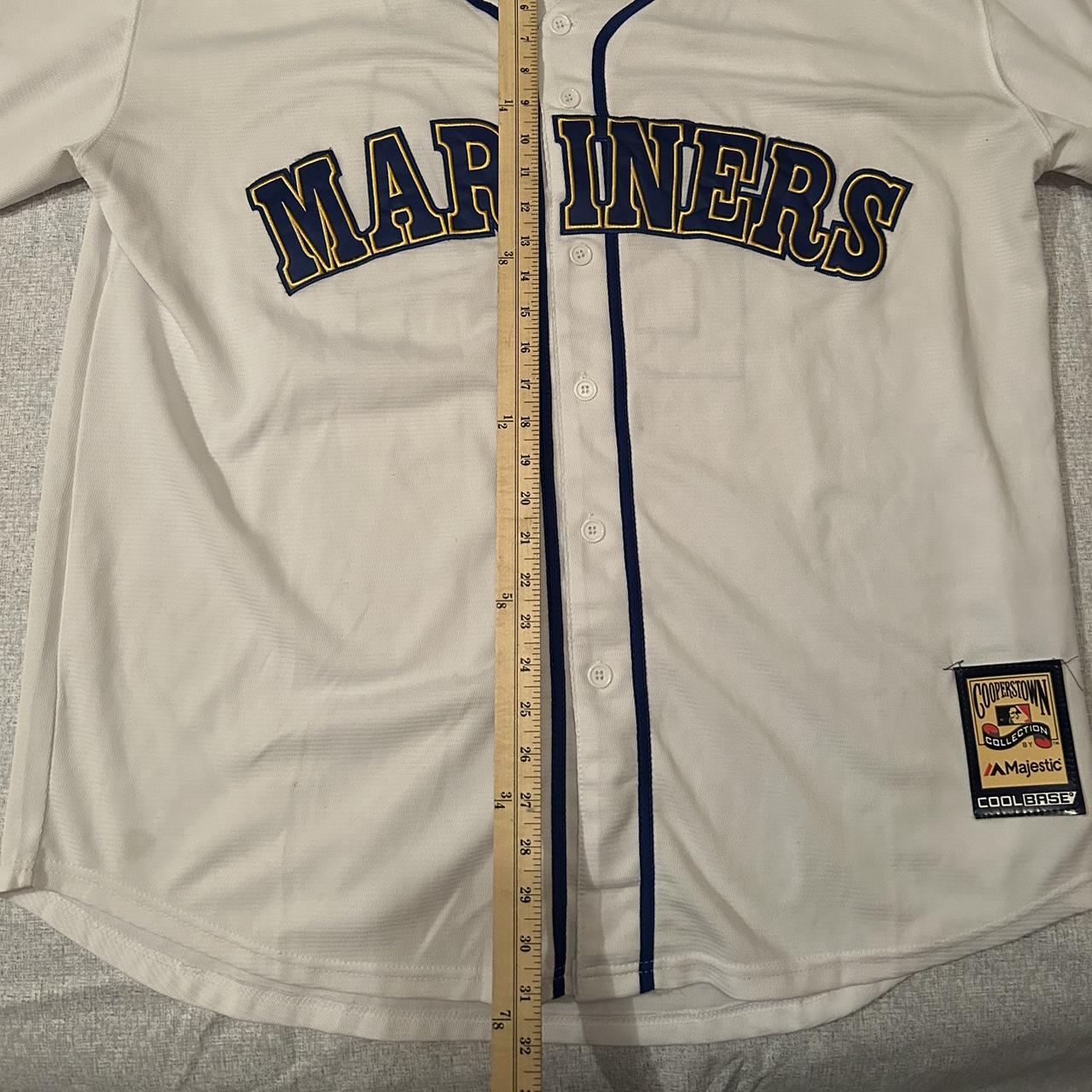 Men's Majestic Ken Griffey Jr. Navy Seattle Mariners Cooperstown