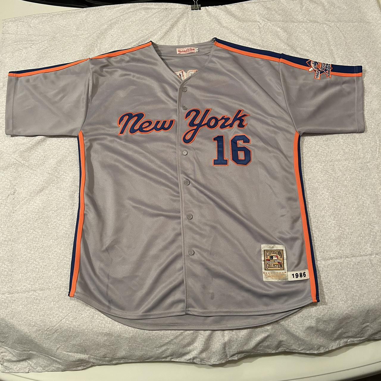New York Mets Dwight Gooden Mitchell & Ness Jersey - Depop