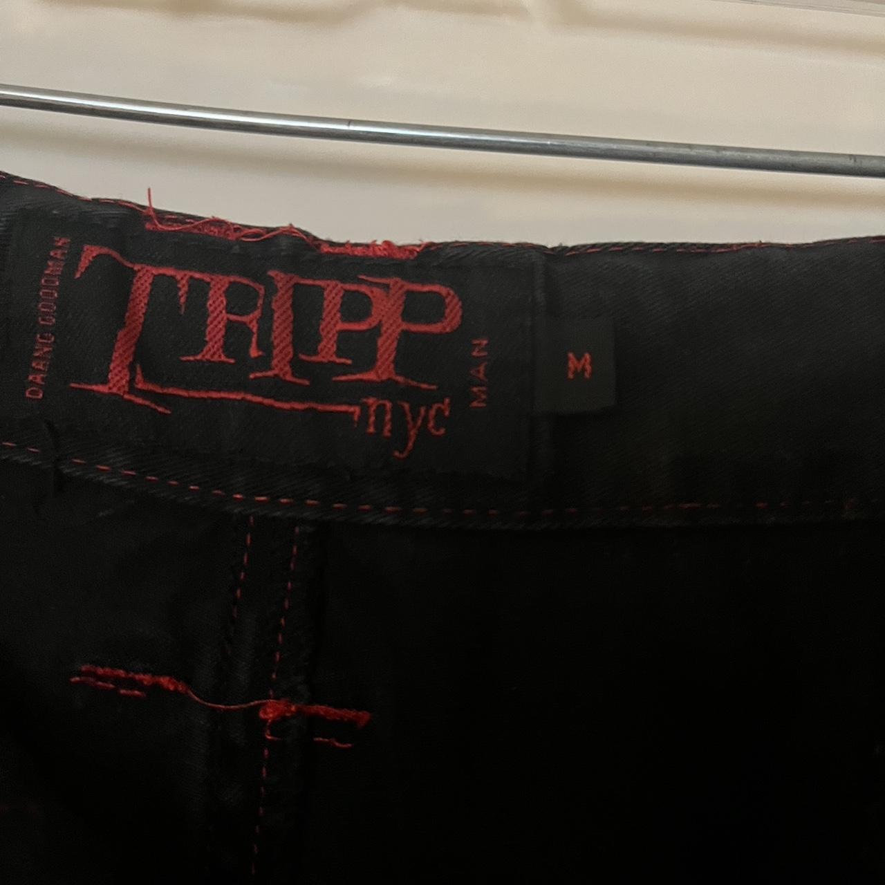 tripp nyc 00’s-90’s nu metal baggy shorts! size mens... - Depop