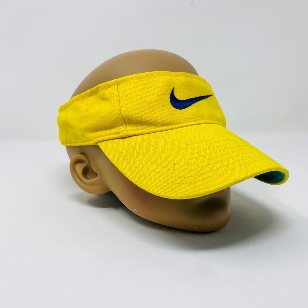yellow nike sun visor