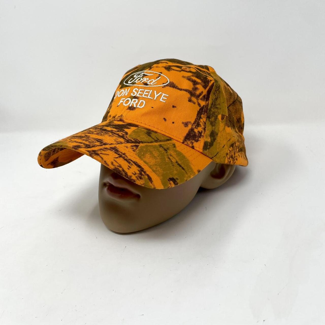 Vintage Men's Caps - Orange