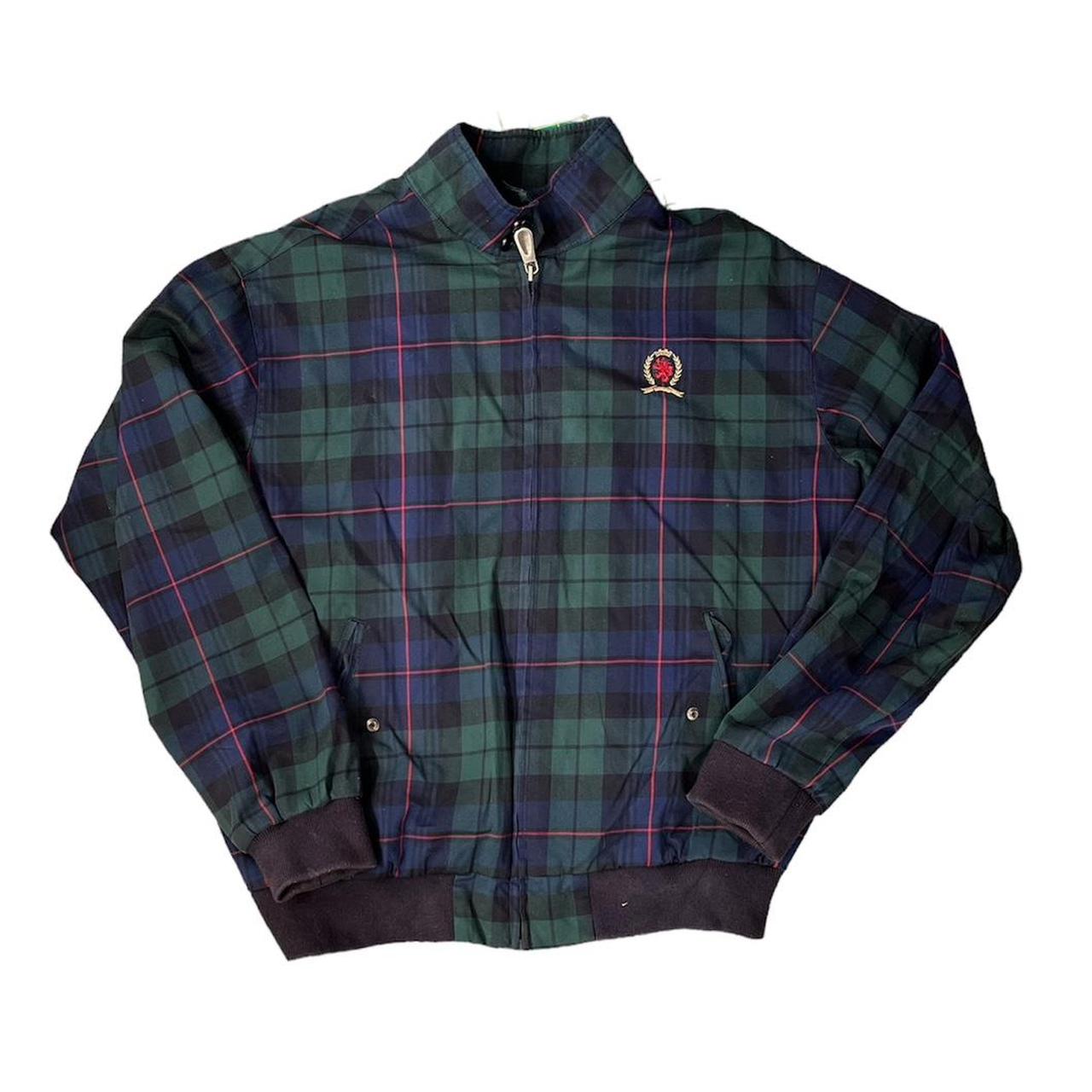 Tommy jeans online plaid crest