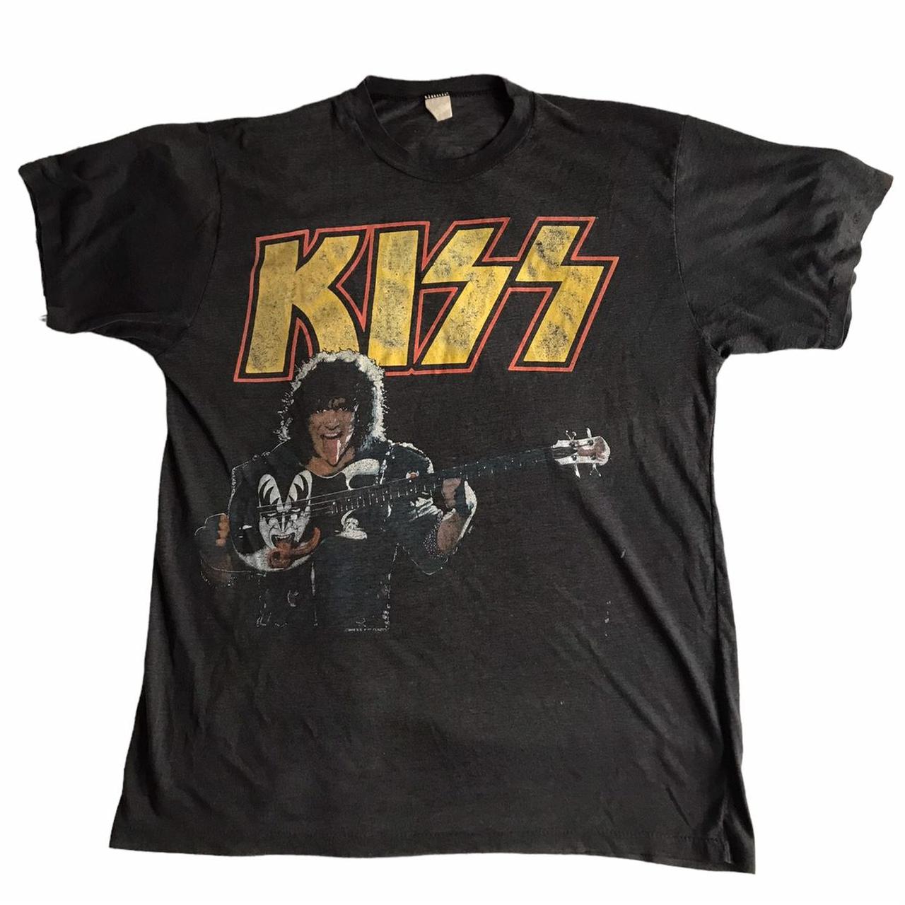 Vintage Kiss Band t shirt , 80s original , 1988.... - Depop