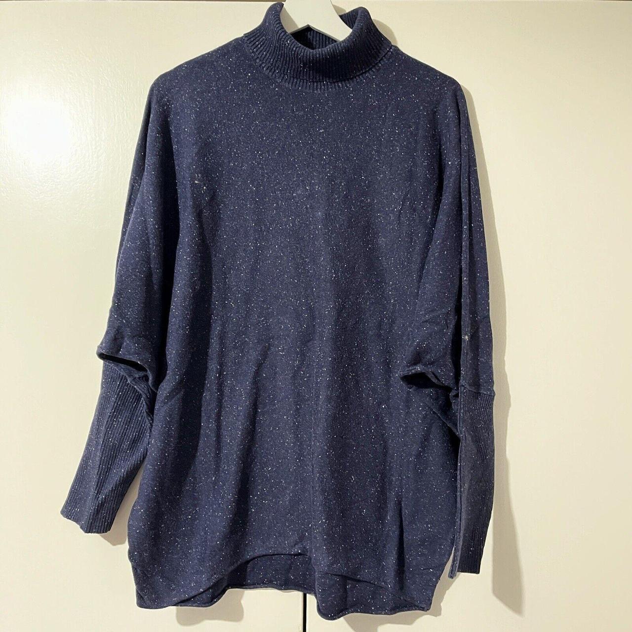 PHASE EIGHT Oversize Jumper Batwing Blue Depop