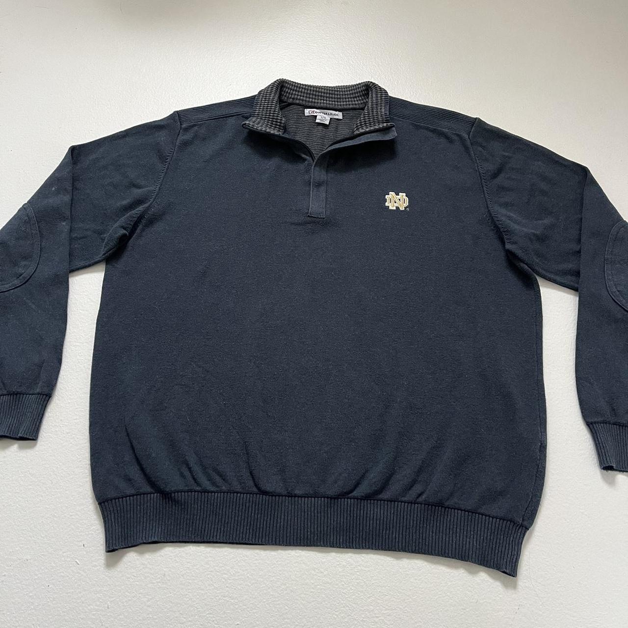 Vintage navy chunky knit jumper L Vintage 90s... Depop