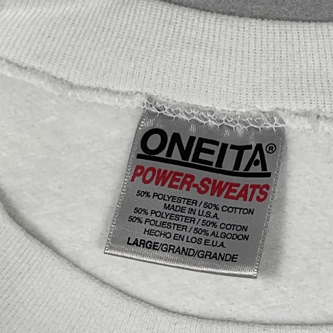 Oneita Men's Sweatshirt - White - L – VTG Sweatsh… - image 4