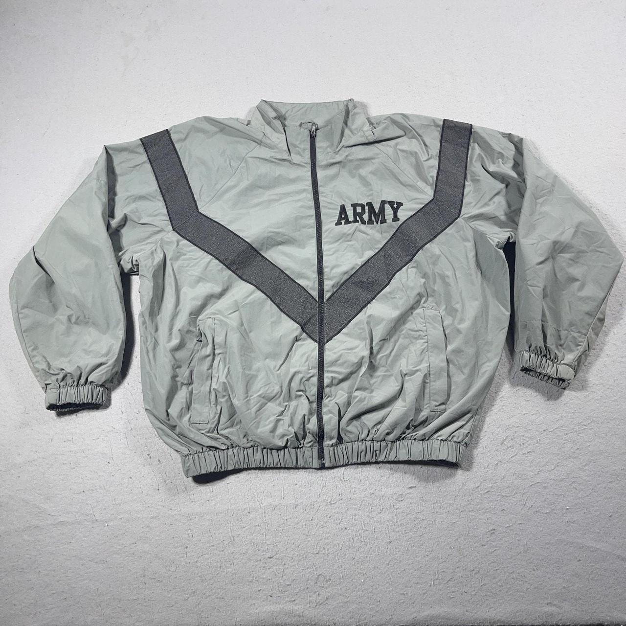 Source Unknown Men's Jacket - Grey - L – US Army … - image 1