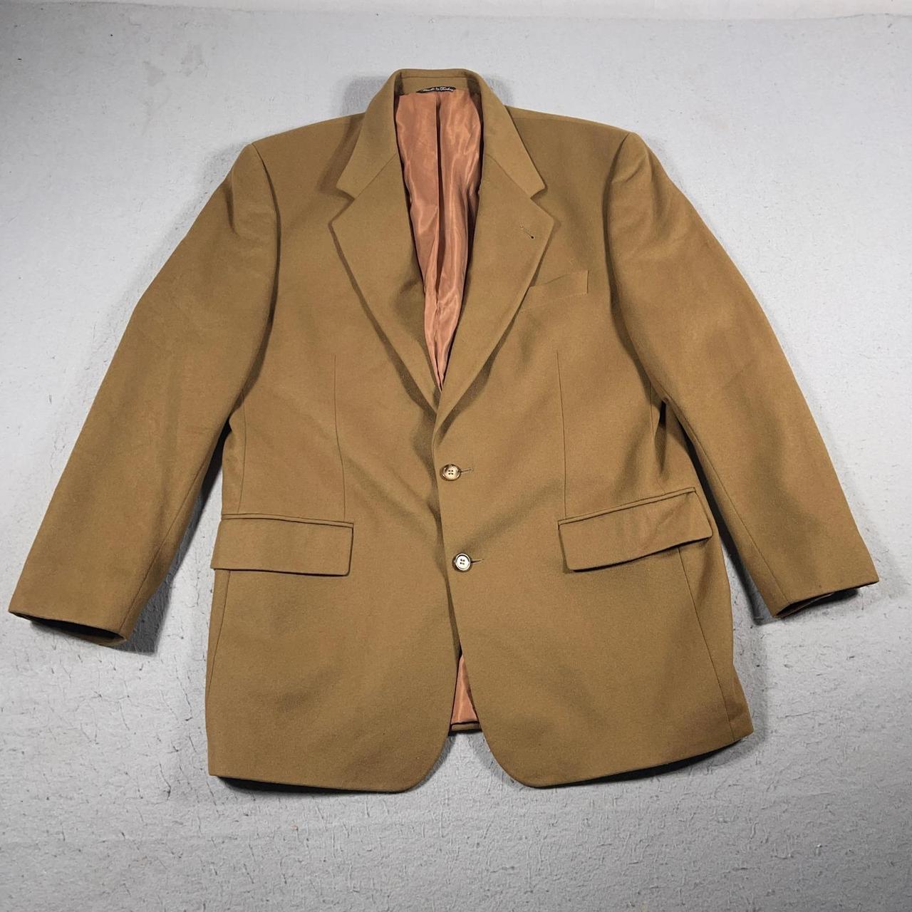 Source Unknown Men's Tailored jacket - Brown/Tan … - image 1