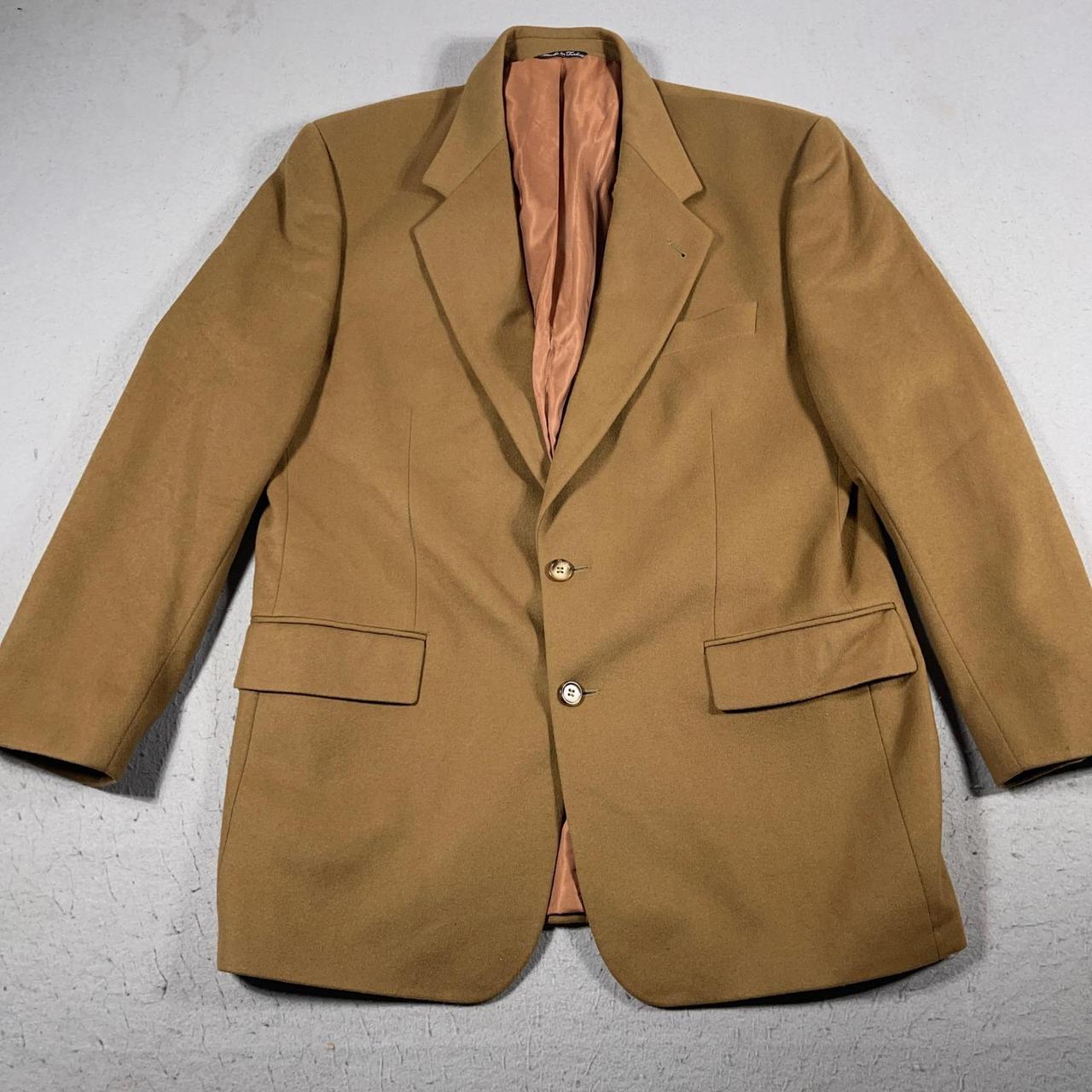Source Unknown Men's Tailored jacket - Brown/Tan … - image 2