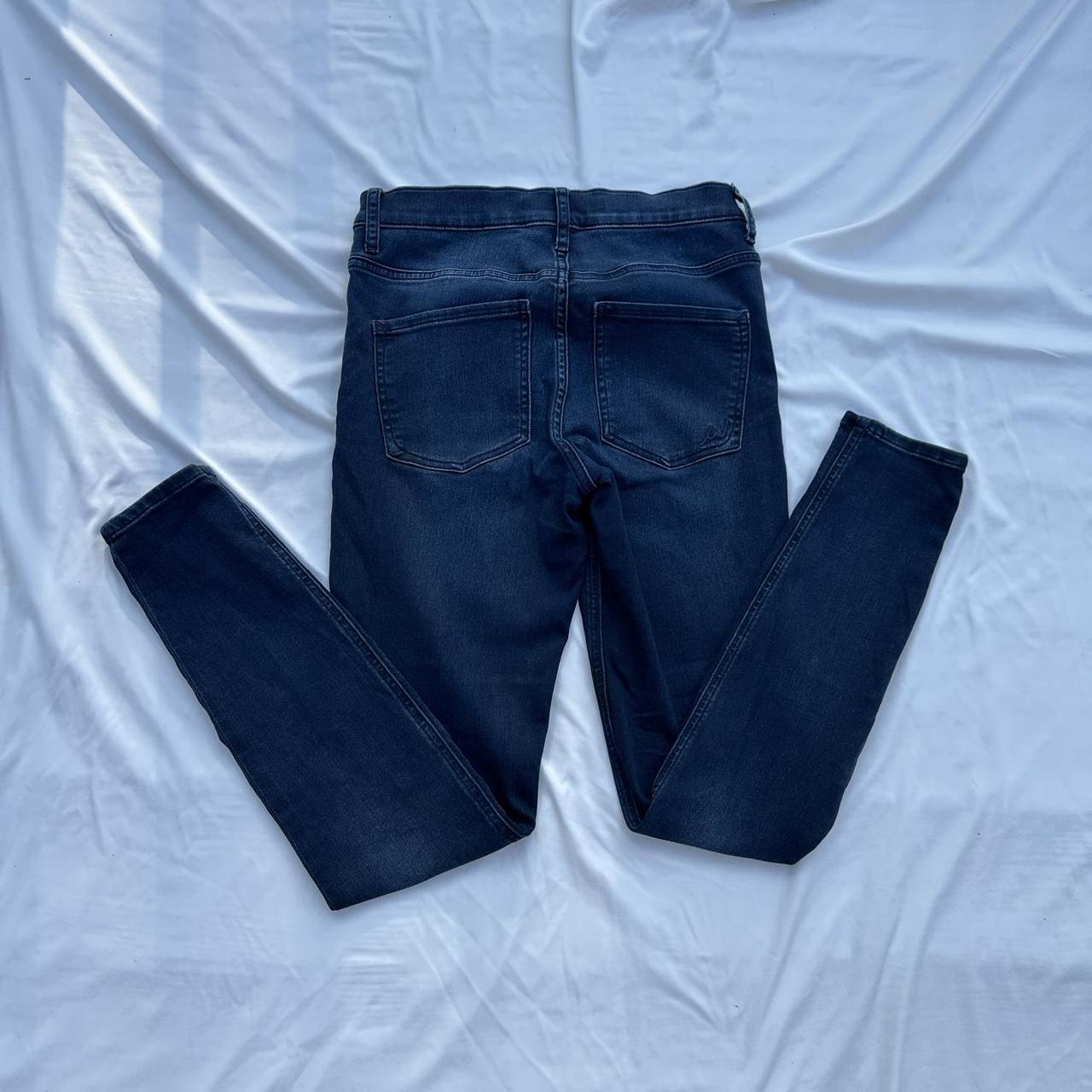 Navy High Waist Jeggings 