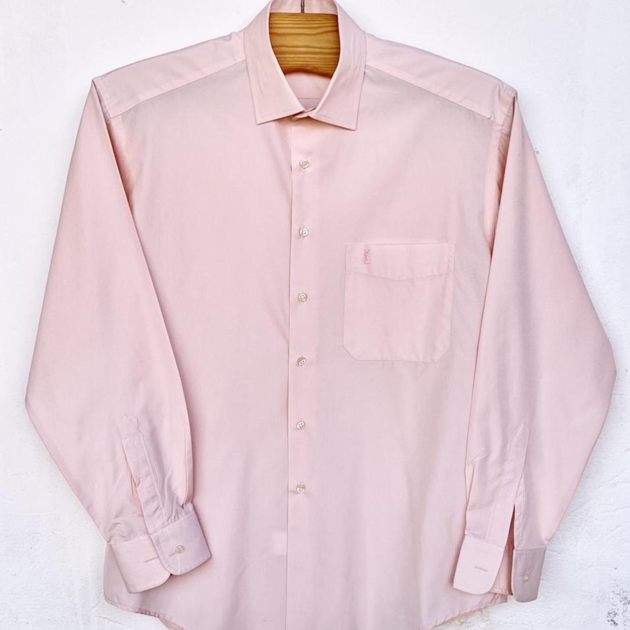 Saint laurent hotsell pink shirt