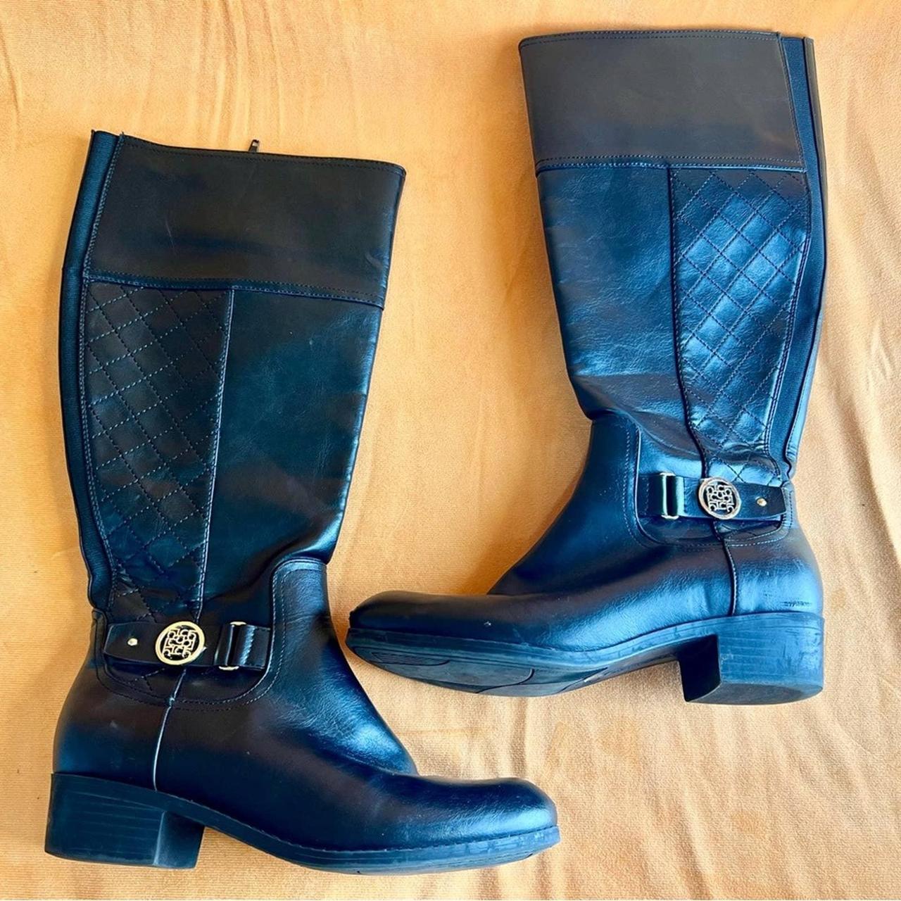 Liz claiborne black on sale boots