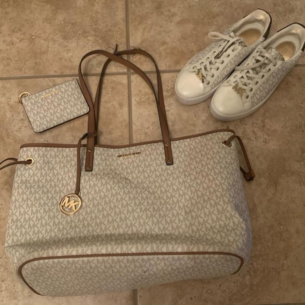 Michael Kors purse bag wallet and shoe bundle comes. Depop