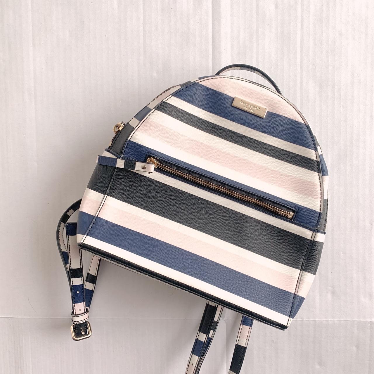 Kate spade backpack stripes hot sale