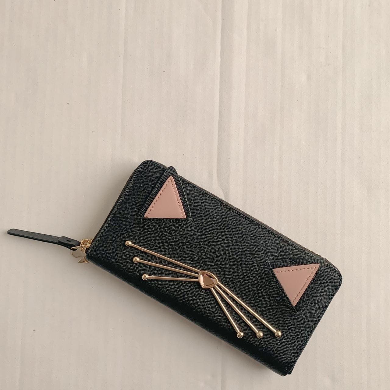 Kate Spade New York Women's Black and Pink Wallet-purses | Depop