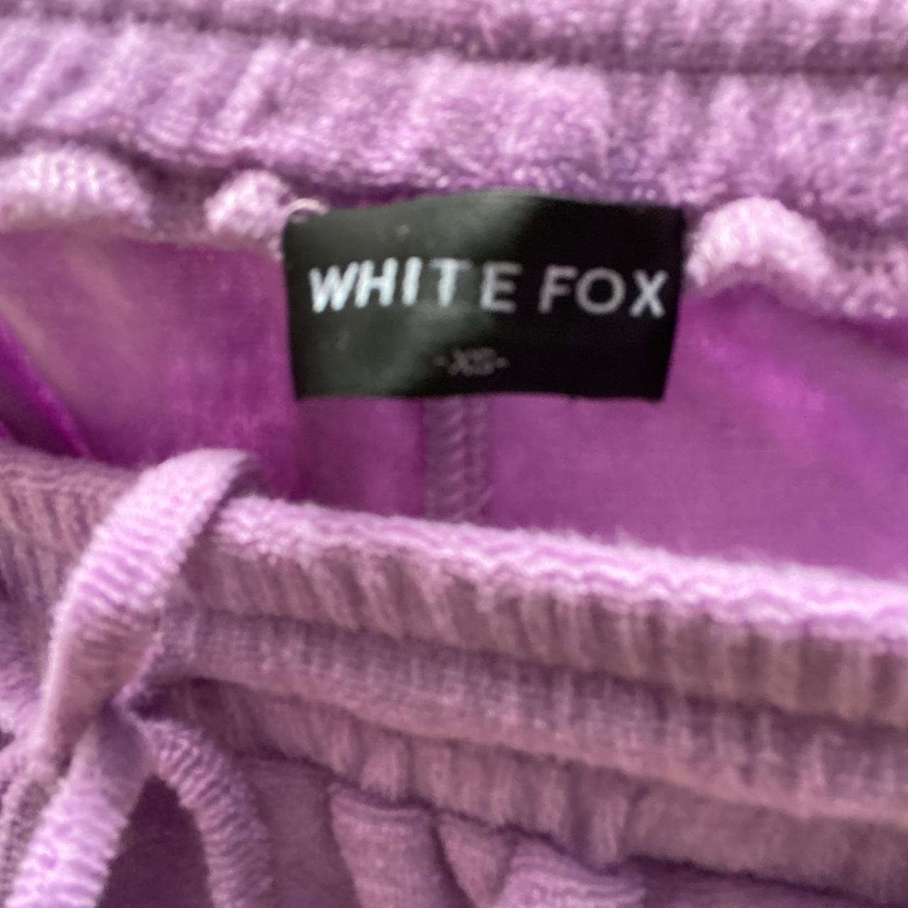 THE LAVENDER WHITE FOX SHORTS These towel-style... - Depop