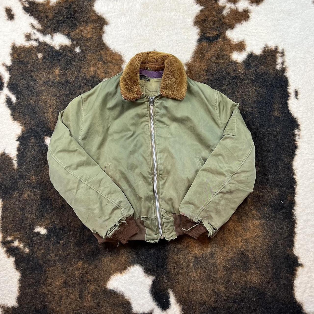 American Vintage Men's Green Jacket Depop