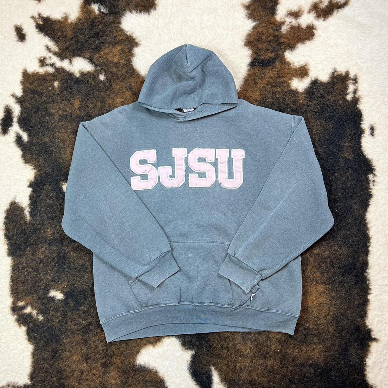 Vintage 2000s SJSU Russell Athletics Hoodie Some... - Depop