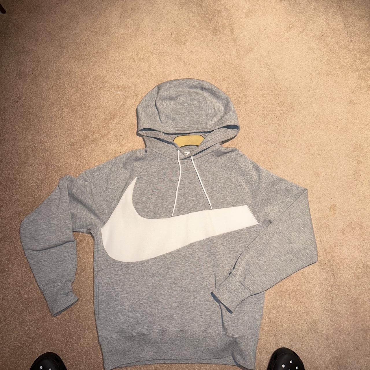 Essential Grey Denver Broncos Football Nike Hoodie - Depop