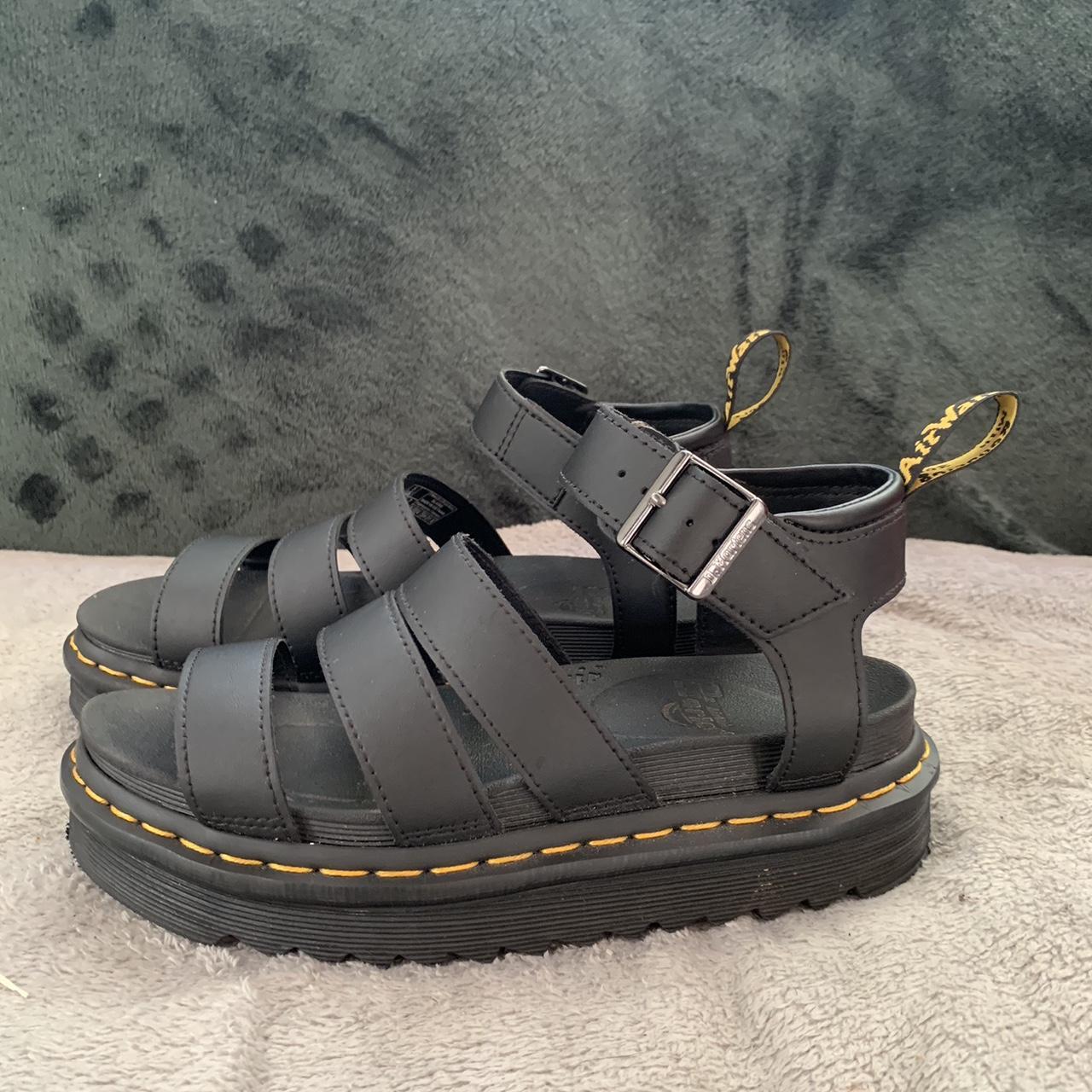 Dr. Martens Women's Black Sandals | Depop