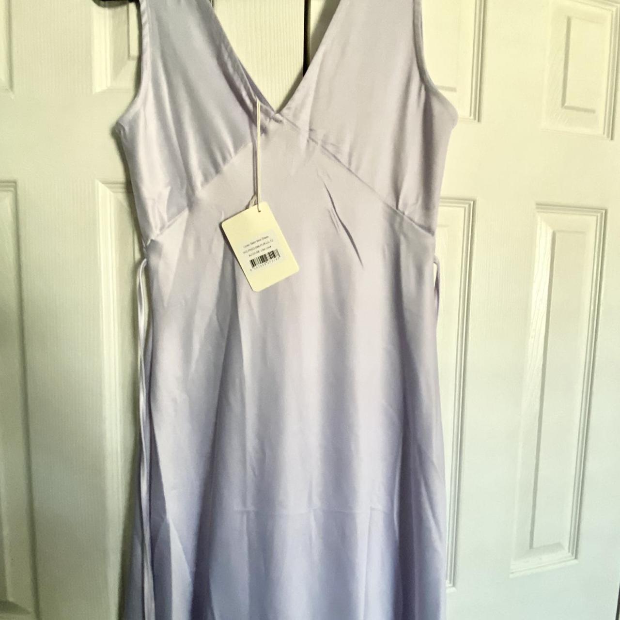 PEPPER MAYO LOREN SATIN MIDI DRESS BRAND NEW NEVER... - Depop