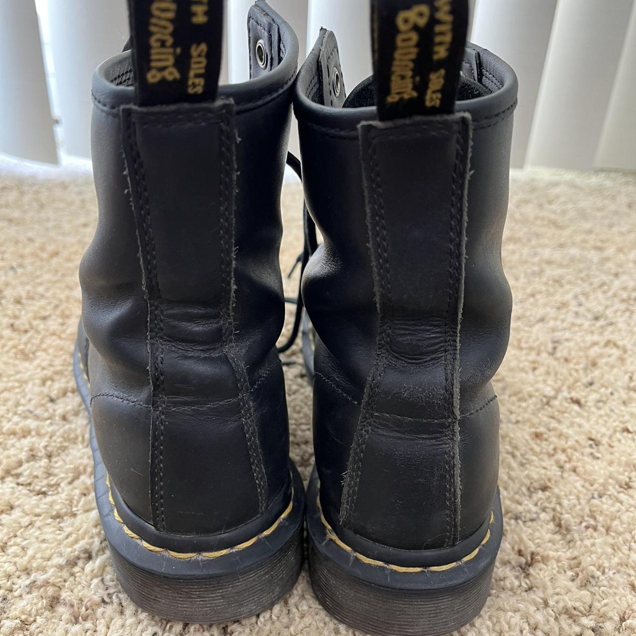 doc marten boots 1460 smooth leather boots Depop