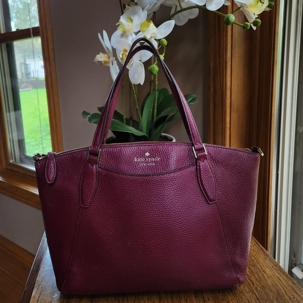 Kate spade deep plum bag online