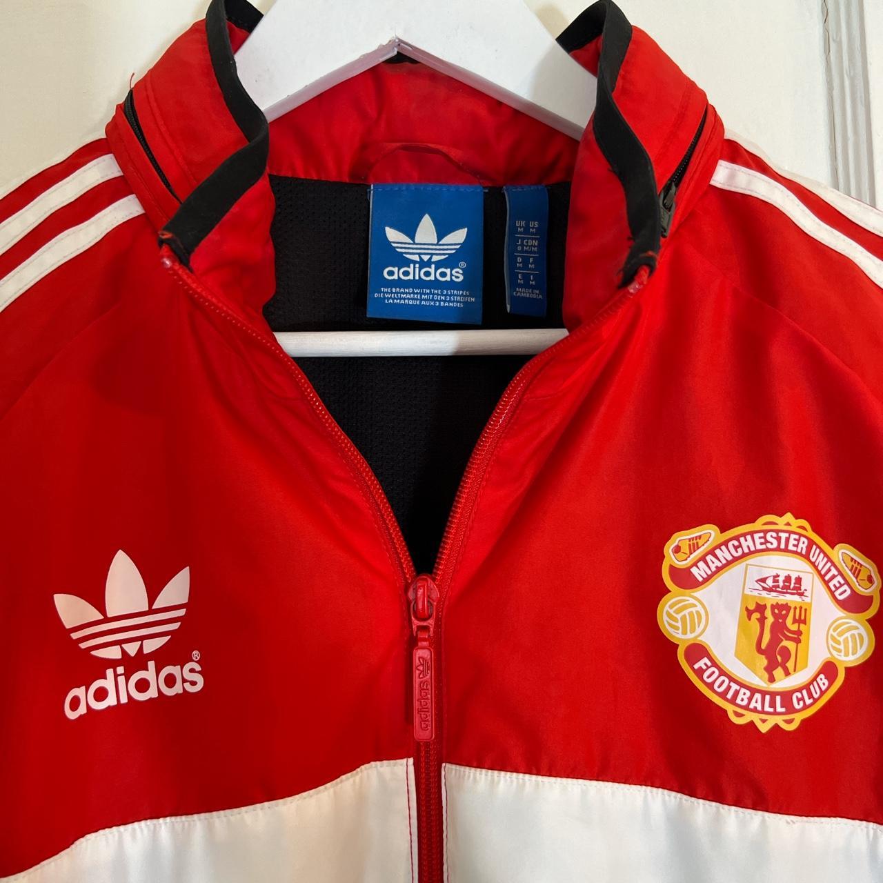 Adidas originals red deals jacket