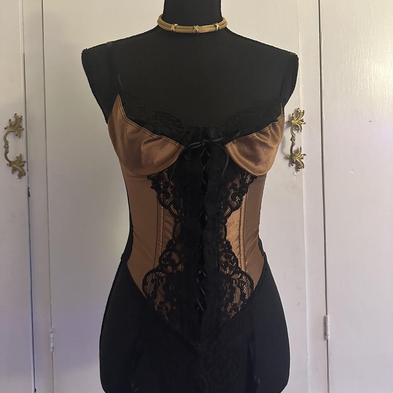 upcycled dior cropped corset top XS (6-8) Lengest - Depop