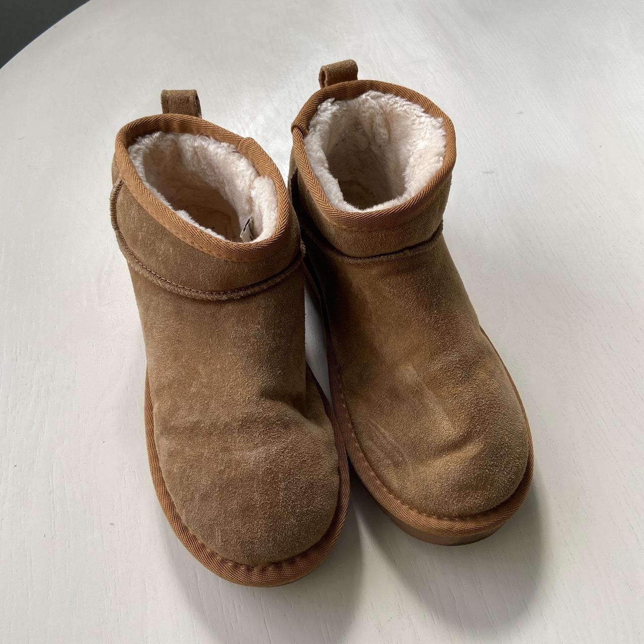 Faux mini uggs Brand is cushionaire They have some... Depop