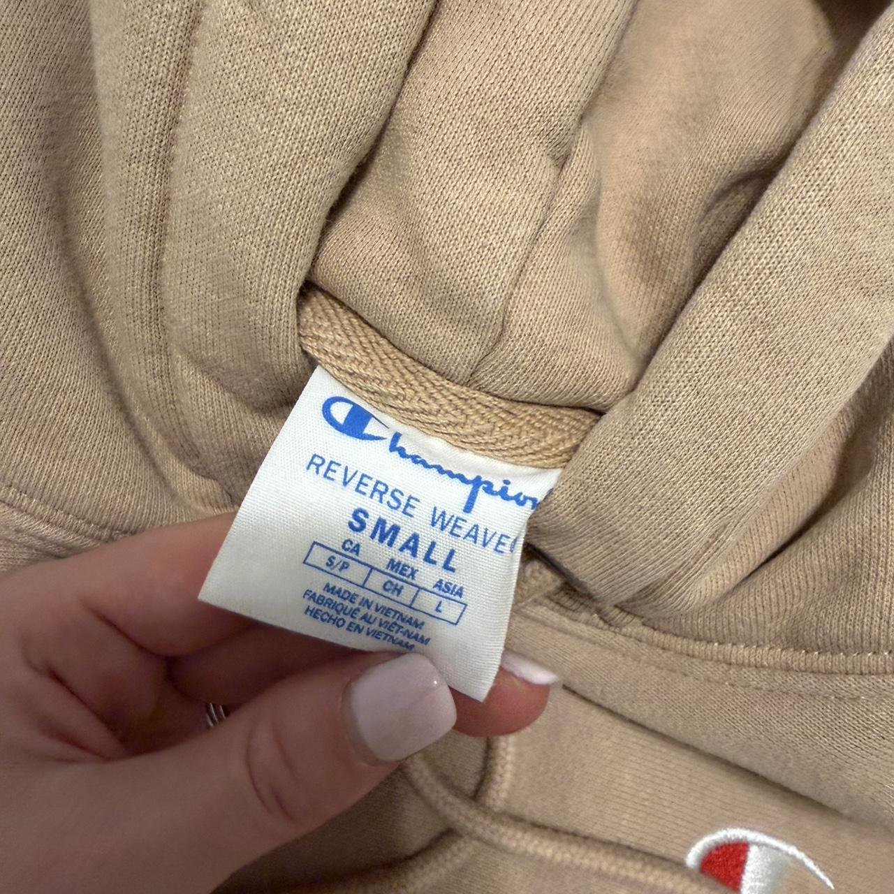 Champion Women's Hoodie - Tan/Cream - S – Tan Cha… - image 3