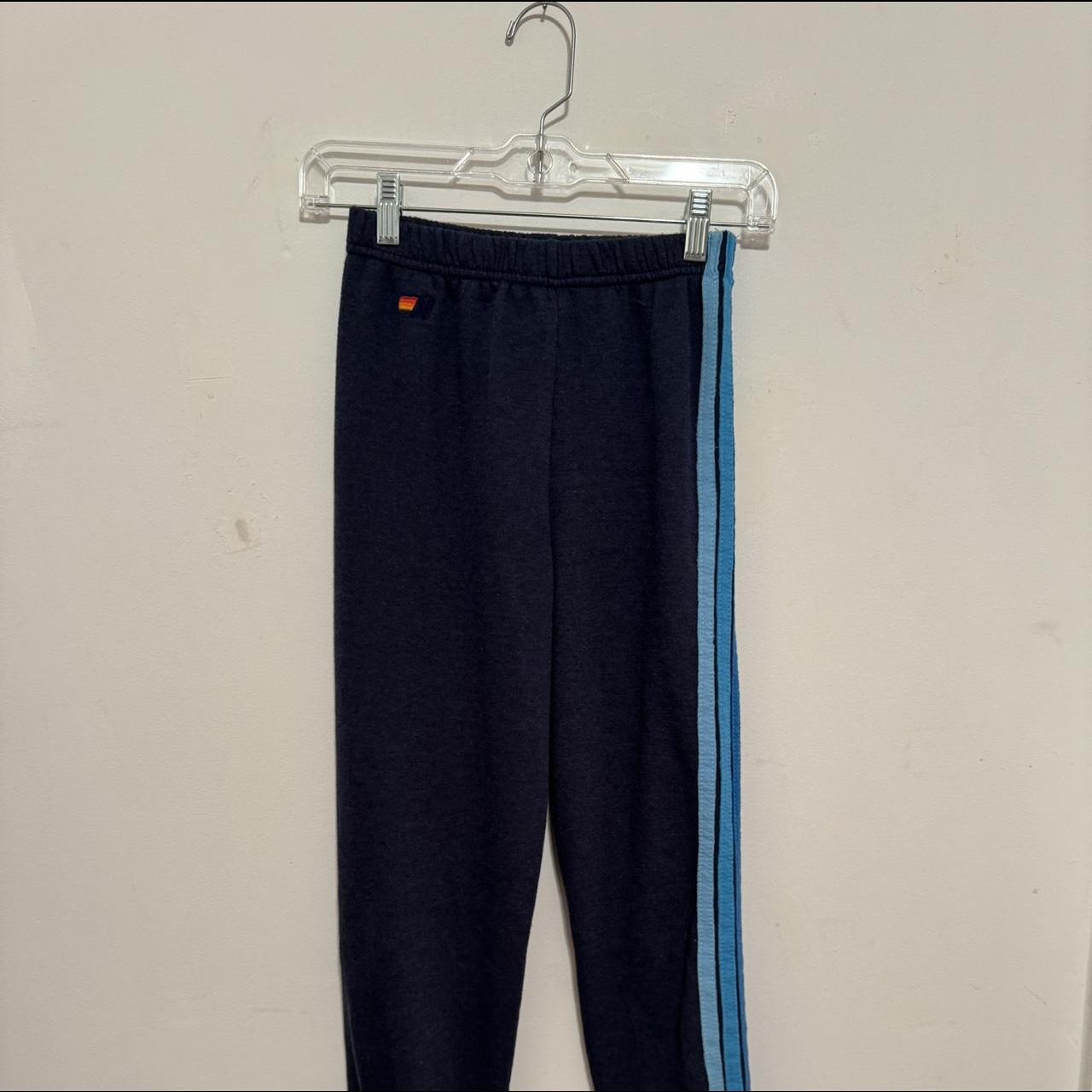 navy aviator nation sweatpants, xxs listed as kids... Depop