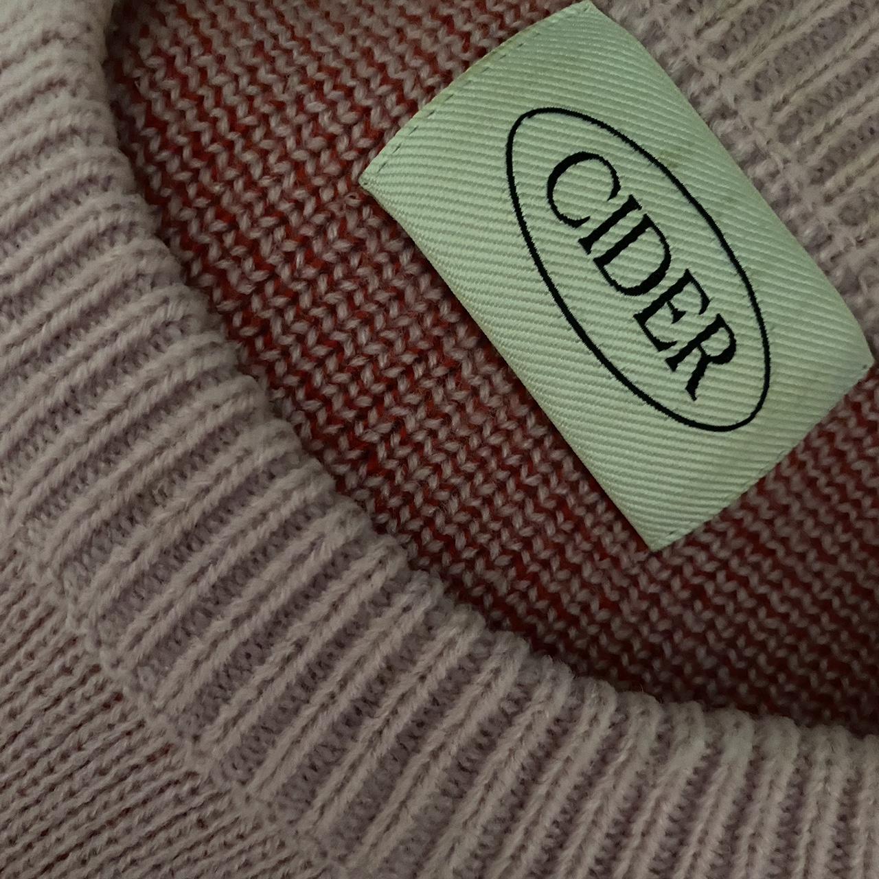 Cider Women's Pink Sweatshirt Depop