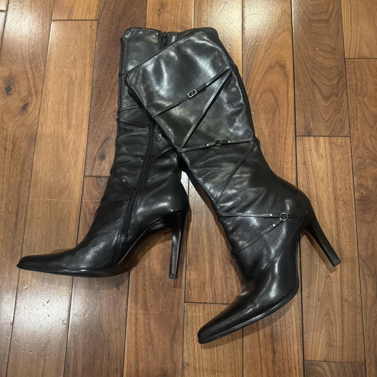 Vintage diba leather boots These are stunning!!!... - Depop