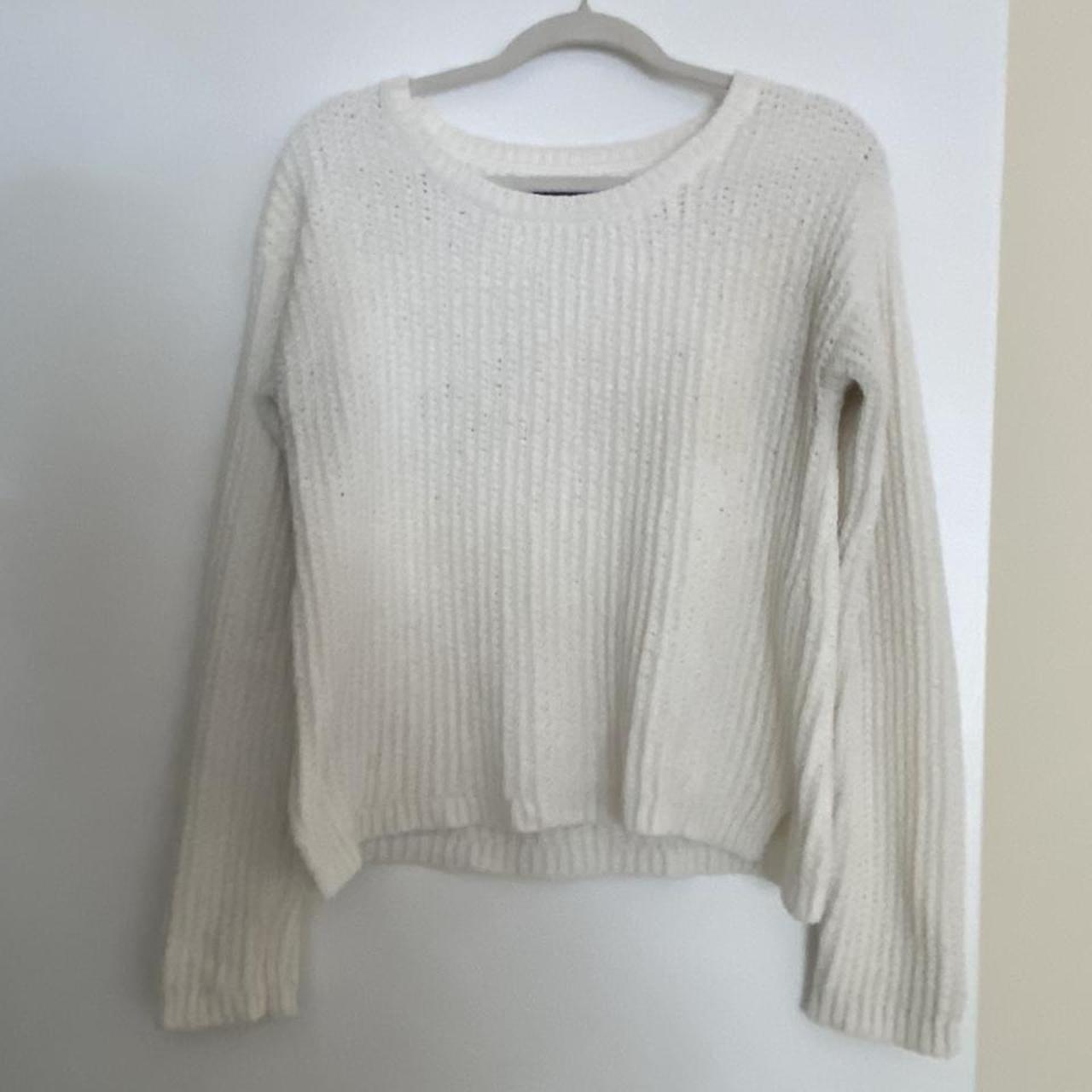 Aeropostale Women's White Jumper | Depop