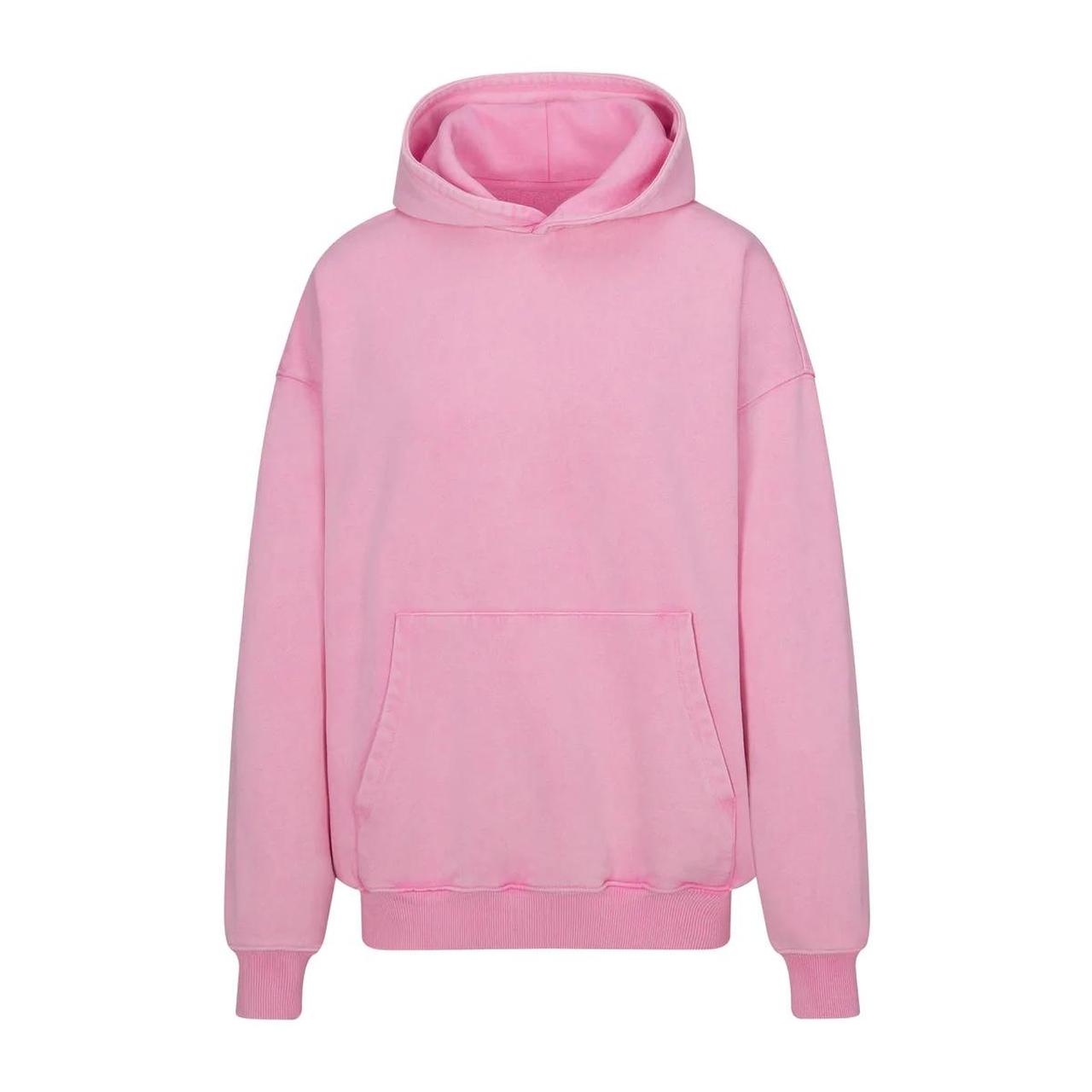 Skims Women's Pink Hoodie | Depop