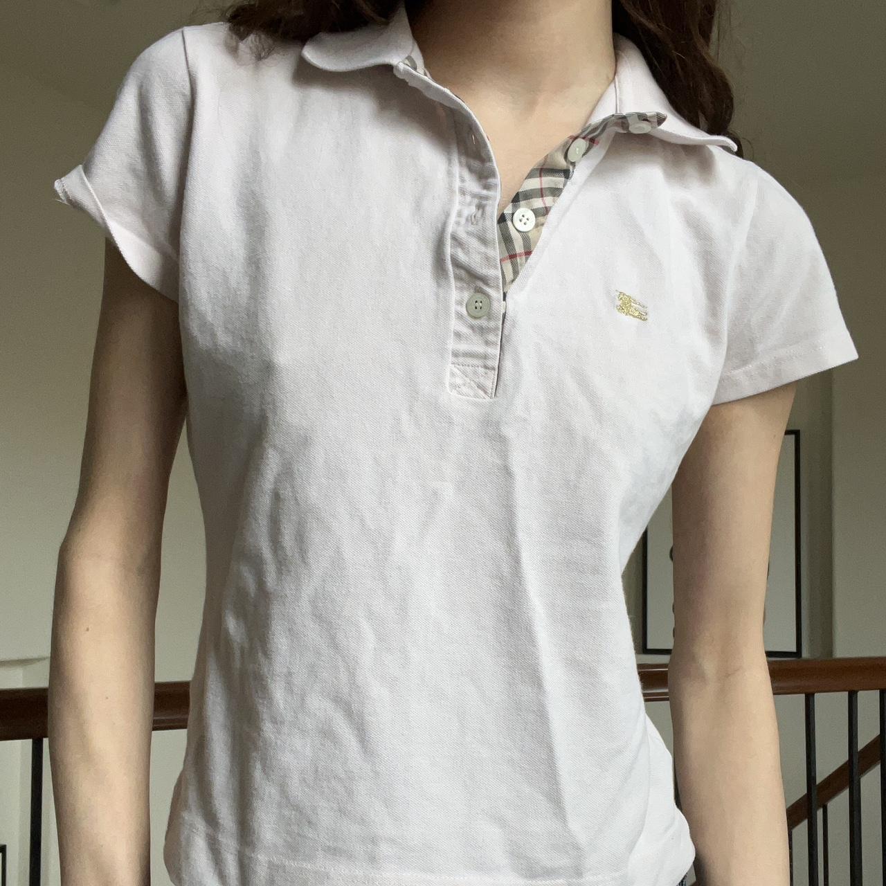 Burberry polo best sale shirts womens