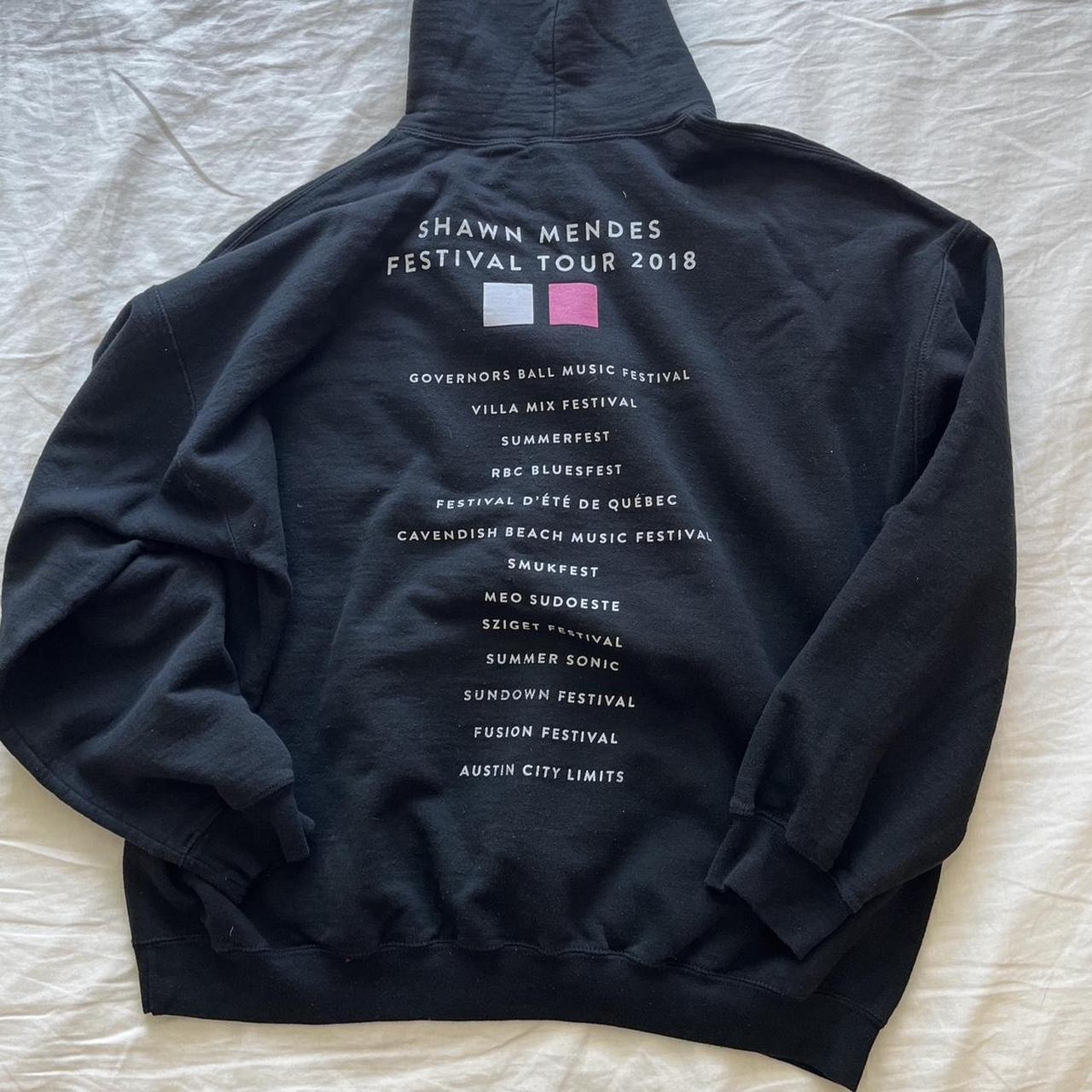 shawn mendes festival tour hoodie size XL 2018 size