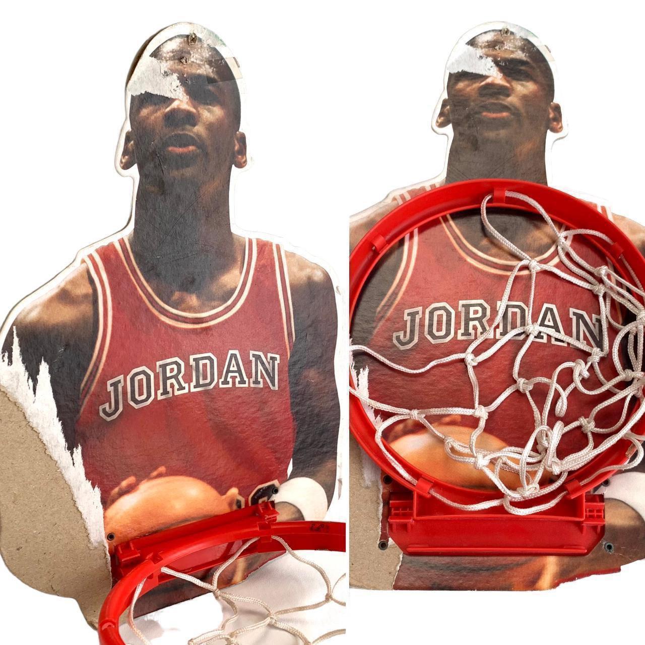 Vintage Michael Jordan basketball hoop, cardboard... Depop